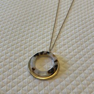 Banana Republic Tortoise & Gold Pendant